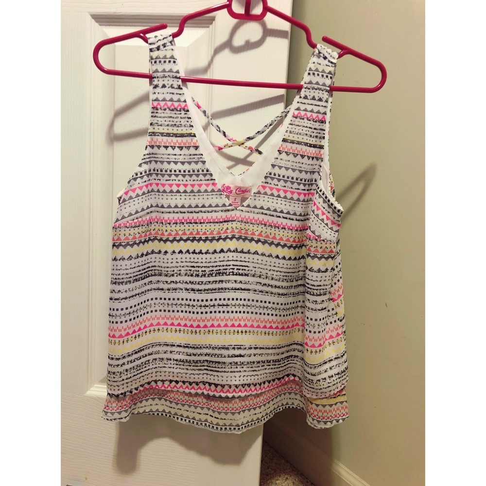 Printed Strappy Tank